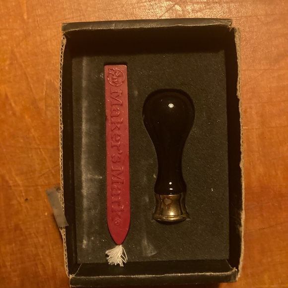 📜🥃 Maker’s Mark Makers Mark Wax and Seal Set Rare Vintage Unburned 🕯🥃 - Picture 2 of 4